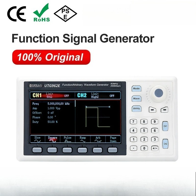 Generator sygnałów funkcyjnych – Dual Channel Arbitrary Waveform Function Generator 60Mhz recenzja i cena