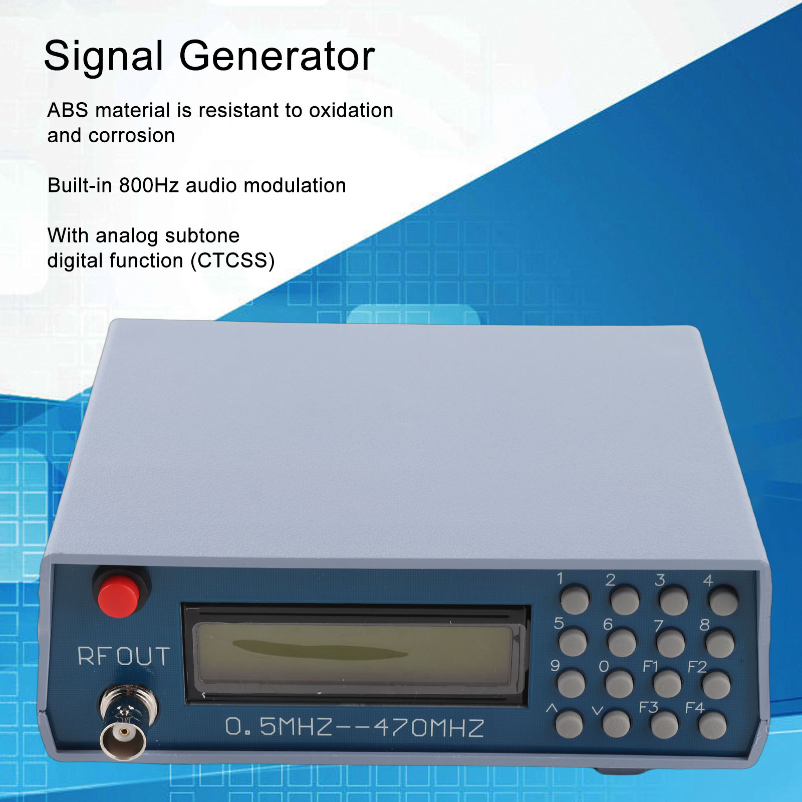 Generator sygnałów funkcyjnych – Rf Signal Generator 0.5Mhz To 470Mhz recenzja i cena