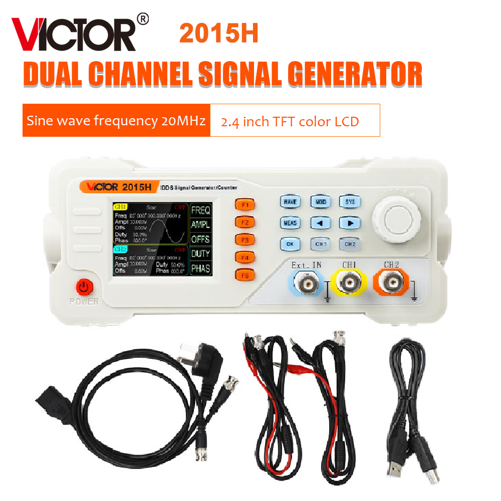 RuoShui 2015H 2040H 2060H – ge – Dual Channel Arbitrary Waveform Function Generator 60Mhz recenzja i cena